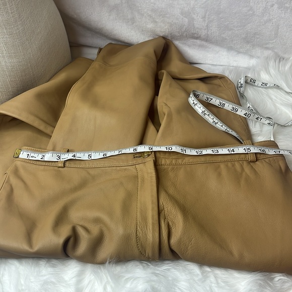 ST. JOHN COUTURE by Marie Gray 100% LEATHER COUTURE PANTS - Picture 14 of 16